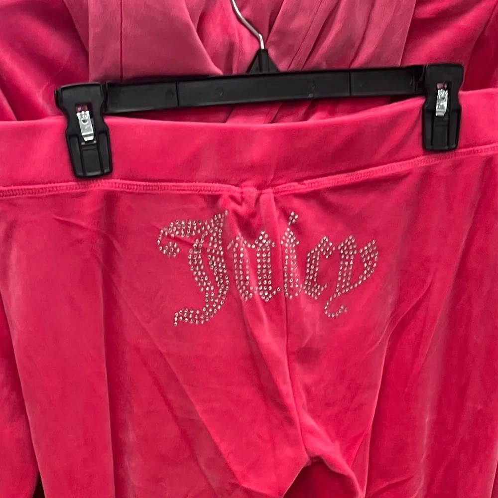 NWT ⚜️💖⚜️ JUICY COUTURE OG BIG BLING VELOUR ZIP-UP HOODIE PANTS SET - Picture 14 of 15